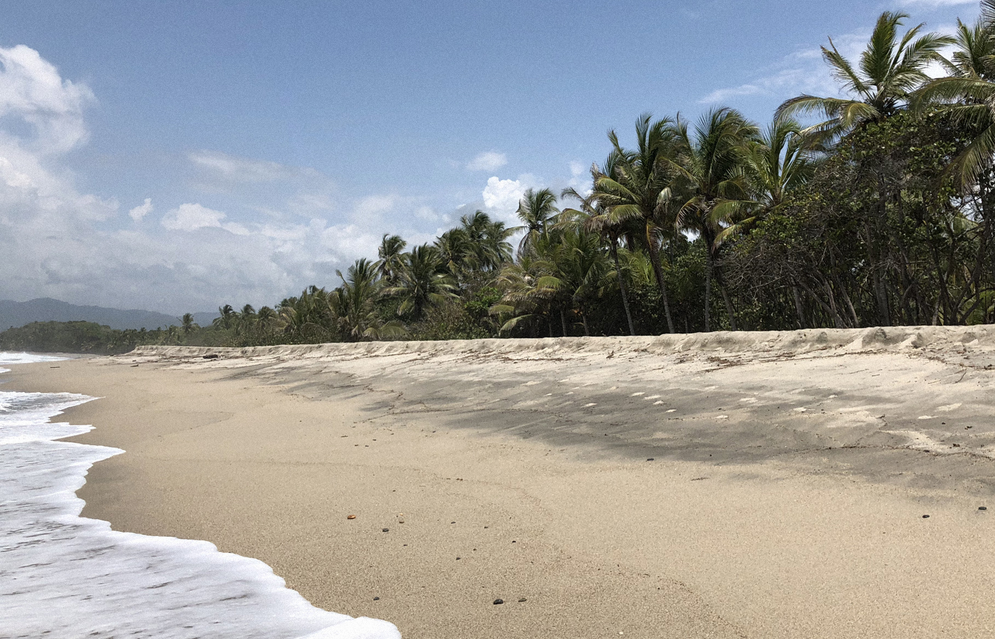 Empty beach in Santa Marta region of Colombia